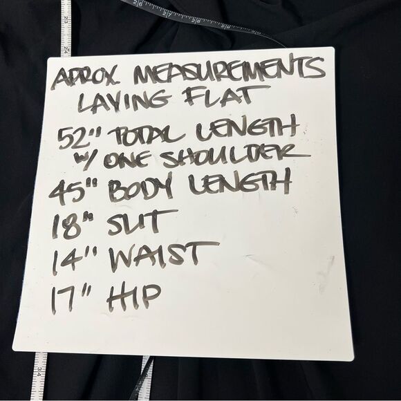 Veronica Beard Women's Size 4 Black Biba Ruffled One-Shoulder Crepe Midi Dress - Picture 10 of 11